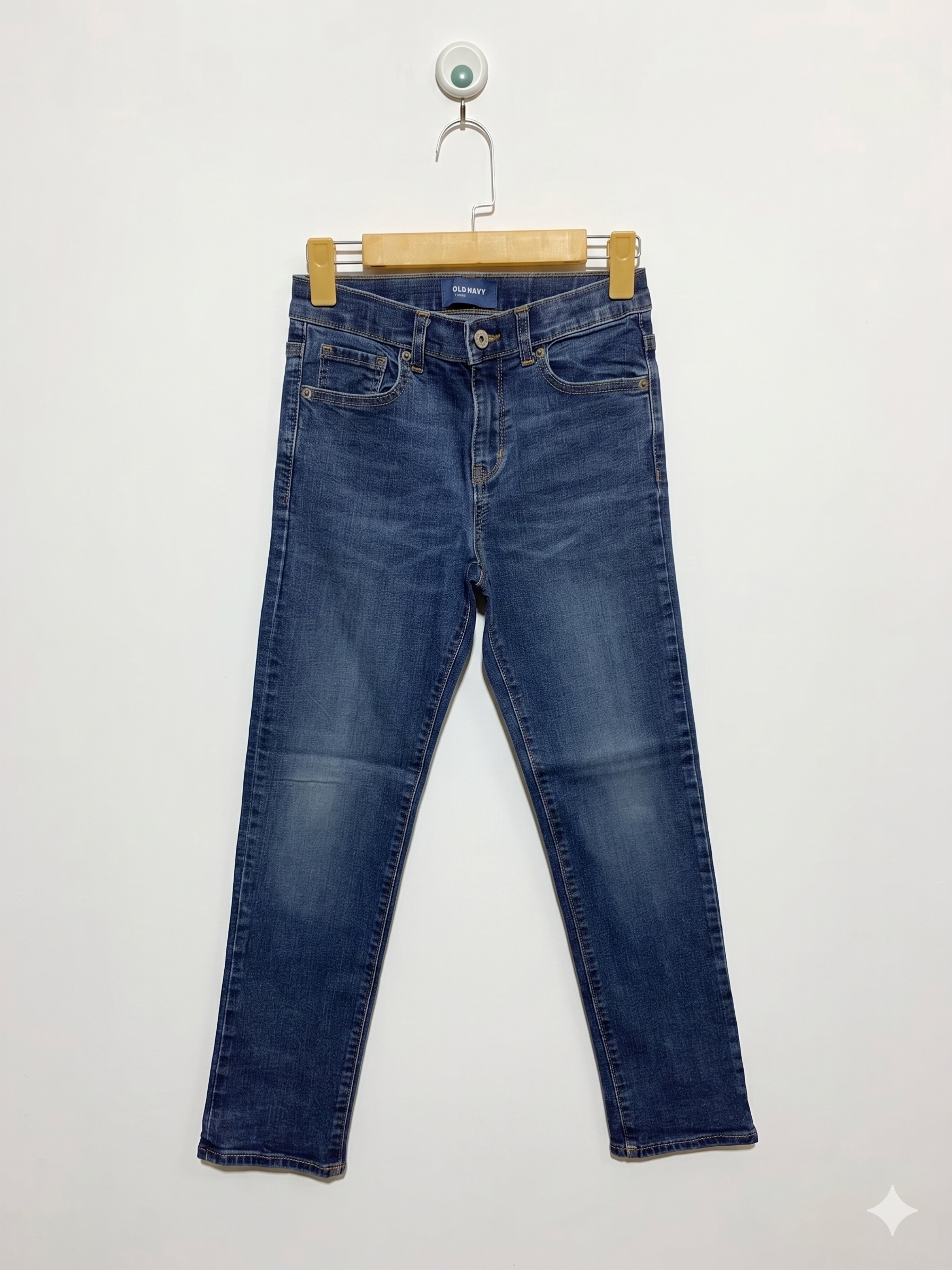 Old Navy Boys "Karate" Slim Built-In Flex Jeans - Size 12 Regular AB1