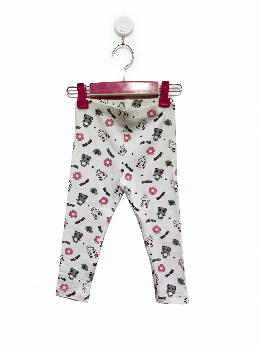 Lupilu Baby Girls Panda & Donut Print Cotton Leggings Size 86/92 (12-24 Months) AB1