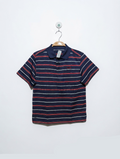 Champion Boys Navy Blue Striped Performance Polo - Size Estimated Age 8-10 Years AB2
