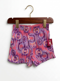 Extremely Me! Girls' Pink and Purple Ikat Print Shorts - Size 6X AB1