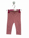 Tu Baby Girls Floral Pink Cotton Leggings Size 80-86cm (12-18 Months) AB1