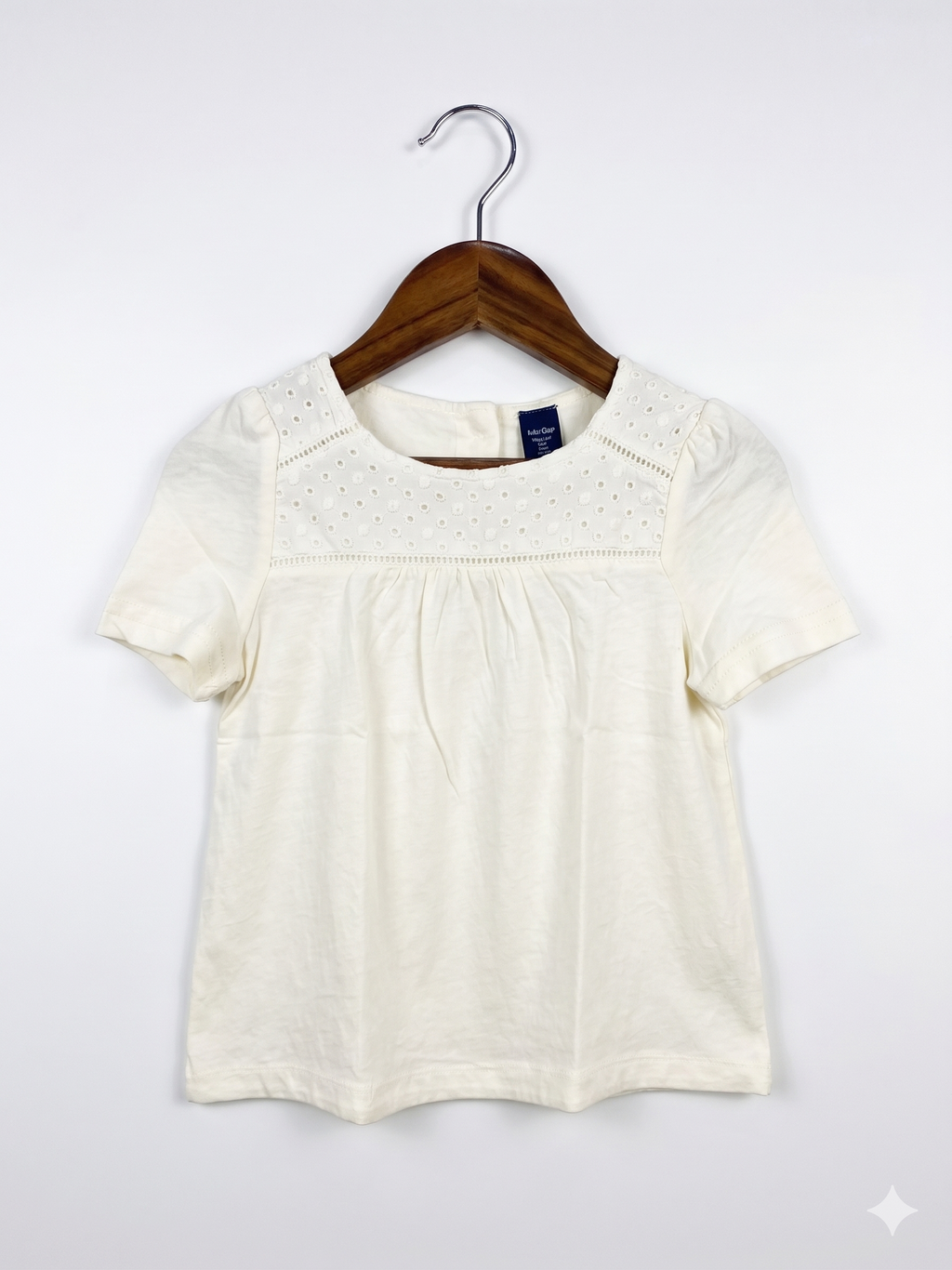 babyGap Toddler Girls Eyelet Embroidered Top - Size 4 Years AB1