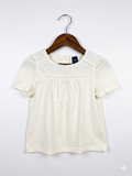 babyGap Toddler Girls Eyelet Embroidered Top - Size 4 Years AB1