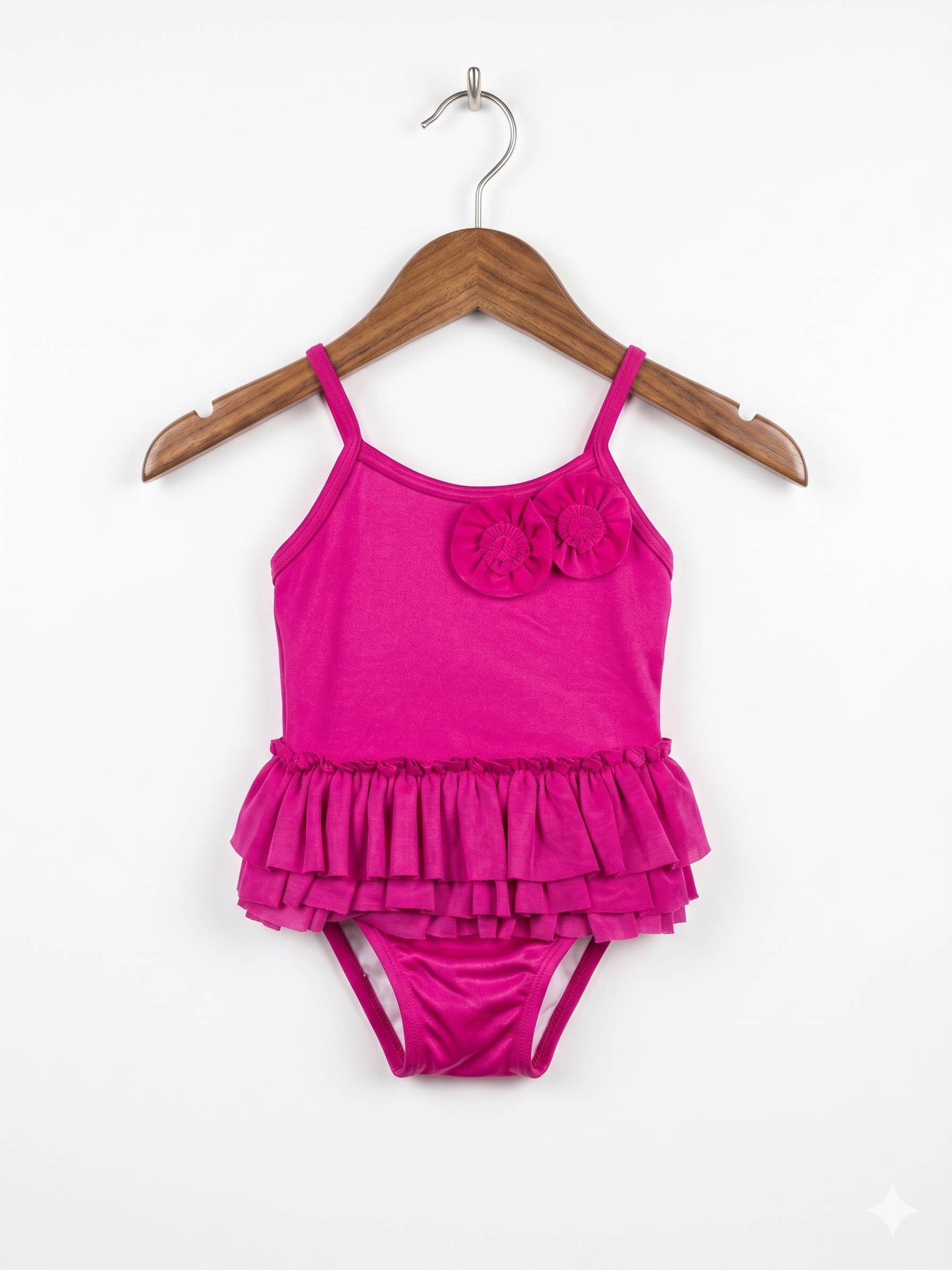 Crazy 8 Baby Girls Hot Pink Tutu Swimsuit - Size 6-12 Months (0.5 to 1 Year) - AB1