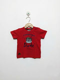 BE BOARD Boys Red "Unstoppable #1 Dude" Short Sleeve Tee - Size 12 Months Estimated Age 1 Year AB2