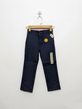Cat & Jack Boys Navy Blue "Straight" Chino Pants - Size 5 Estimated Age 5 Years AB2