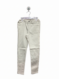 GU Japan Kids Ivory Slim-Fit Stretch Trousers - Size 130 (7-8 Years) AB1