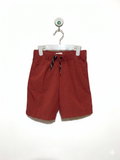 Old Navy Boys Rust Red Canvas Drawstring Shorts - Size Estimated Age 4T AB1
