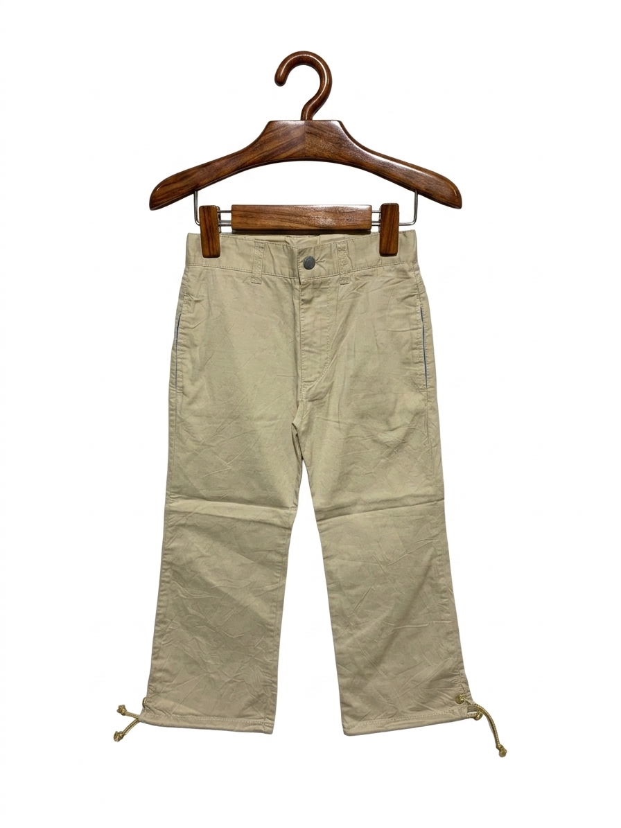 SHIPS Kids' Khaki Cotton Twill Utility Pants - Size 6-7 Years AB1