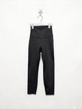 XEXYMIX Girls High-Performance Charcoal Grey Leggings - Size S Estimated Age 12-13 Years AB2
