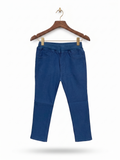 Kids' Ocean Blue Stretch Twill Comfort Trousers - Size 4-5 Years AB1