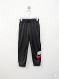 Nike Unisex Boys Girls Black Futura Logo Graphic Tricot Jogger Pants - Size 5 Estimated Age 4-5 Years AB1