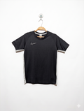 Nike Boys DRI-FIT Charcoal & Light Grey Side Stripe Training Jersey - Size Large (Estimated Age 12-13 Years) AB1