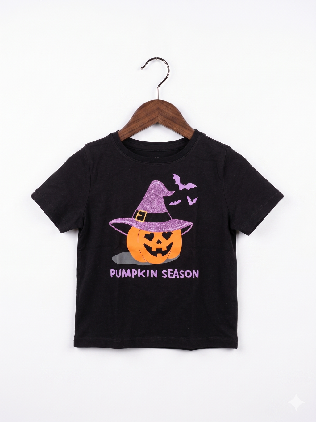 Wonder Nation Toddler Girls Halloween "Pumpkin Season" T-Shirt - Size 3T AB1