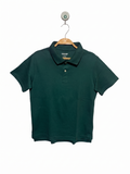 Lands' End Boys' Evergreen Short Sleeve Mesh Polo Shirt - Size Estimated Age 10-11 Years AB1