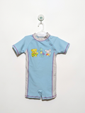 Bamse by Lindex Boys Light Blue "Cartoon Characters" One-Piece Swimsuit - Size Estimated Age 9-12 Months AB1