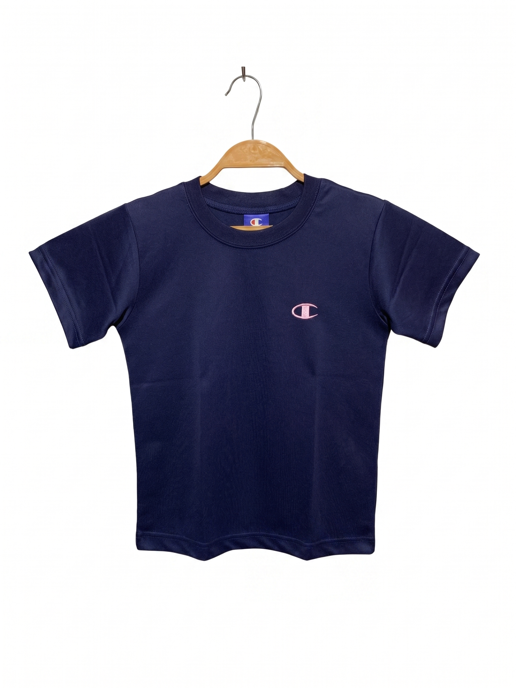 Champion Kids Navy Blue Authentic Athletic Performance Tee - Size Estimated Age 8-9 Years AB1