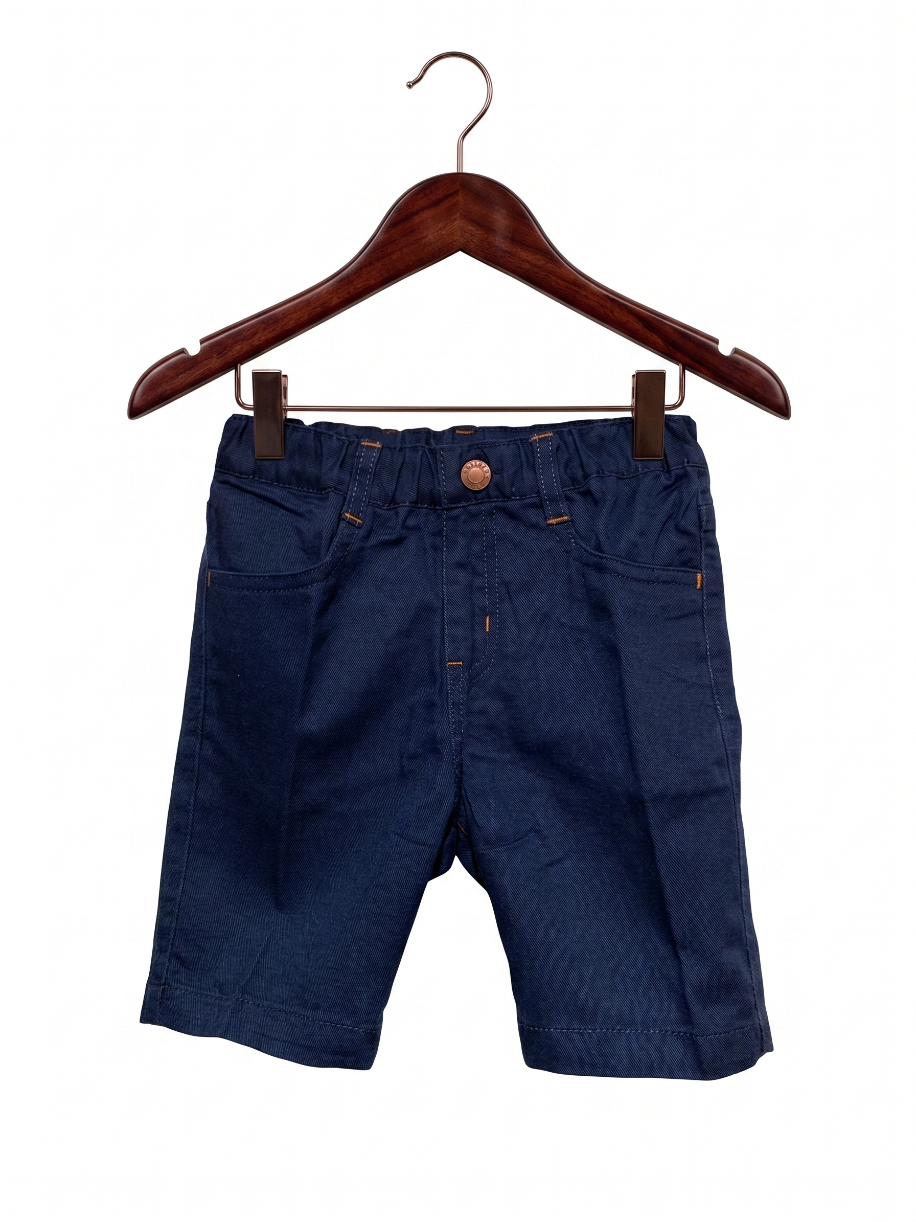 Elfindoll Classic Boys Navy Twill Chino Shorts - Size 2-3 Years AB1