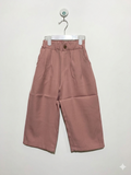 Pink151 Girls Dusty Rose Wide-Leg Culottes – Size Estimated Age 8-10 Years AB1