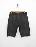 Chapter Young Boys Dark Charcoal Black Elastic Waist Twill Cargo Shorts - Size 170/176 Estimated Age 14-15 Years AB1