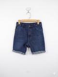 Pocopiano Boys Comfort Elastic Waist Denim Shorts - Size 158 Estimated Age 12-13 Years AB1