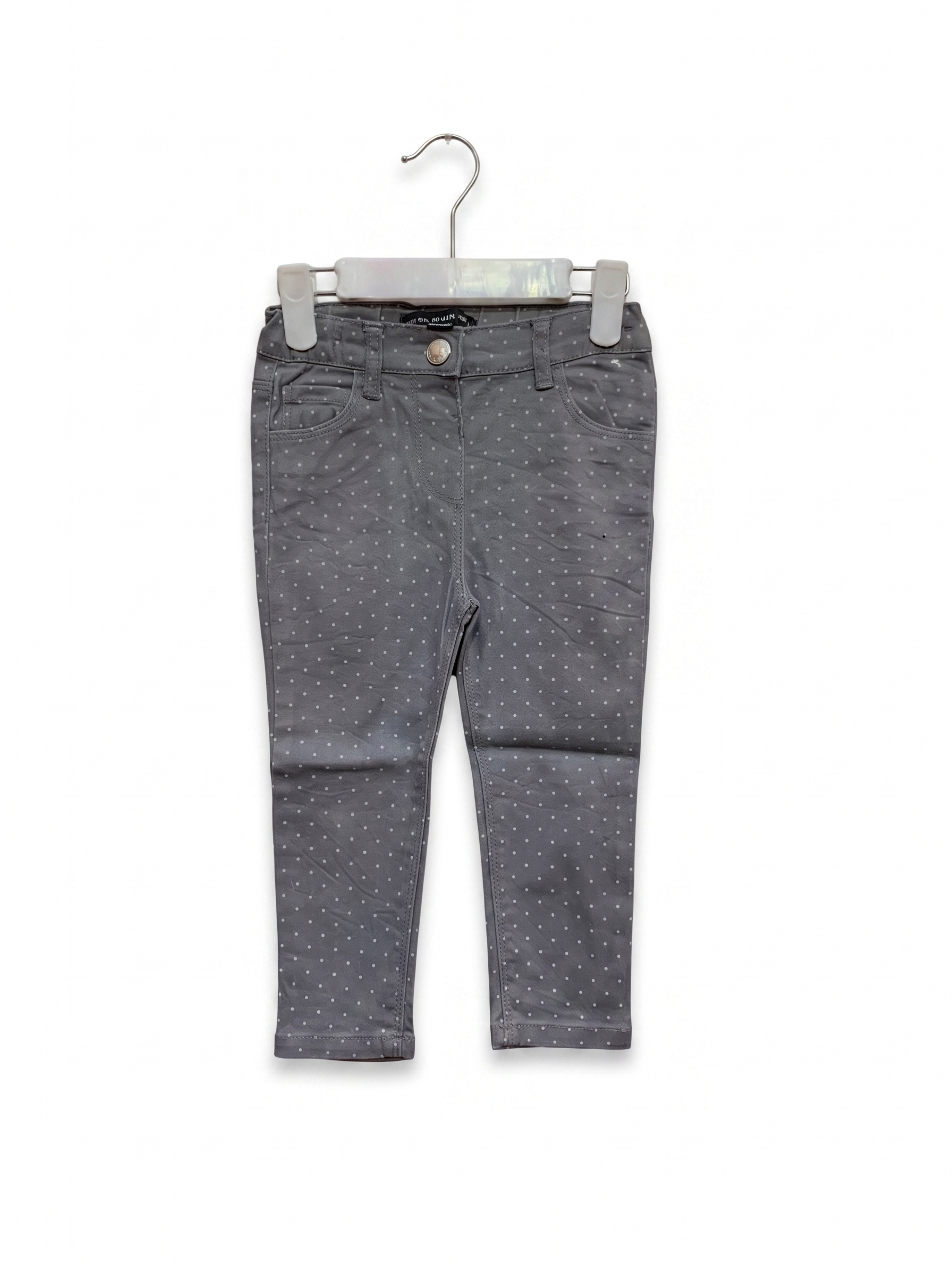 B.Girl Polka Dot Skinny Cotton Trousers Size: 92 (Recommended for ages 18–24 months) AB1