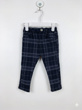 Branshes Toddler Boy Plaid Slim-Fit Check Trousers Size: 90 (Recommended for 18-24 Months) AB1