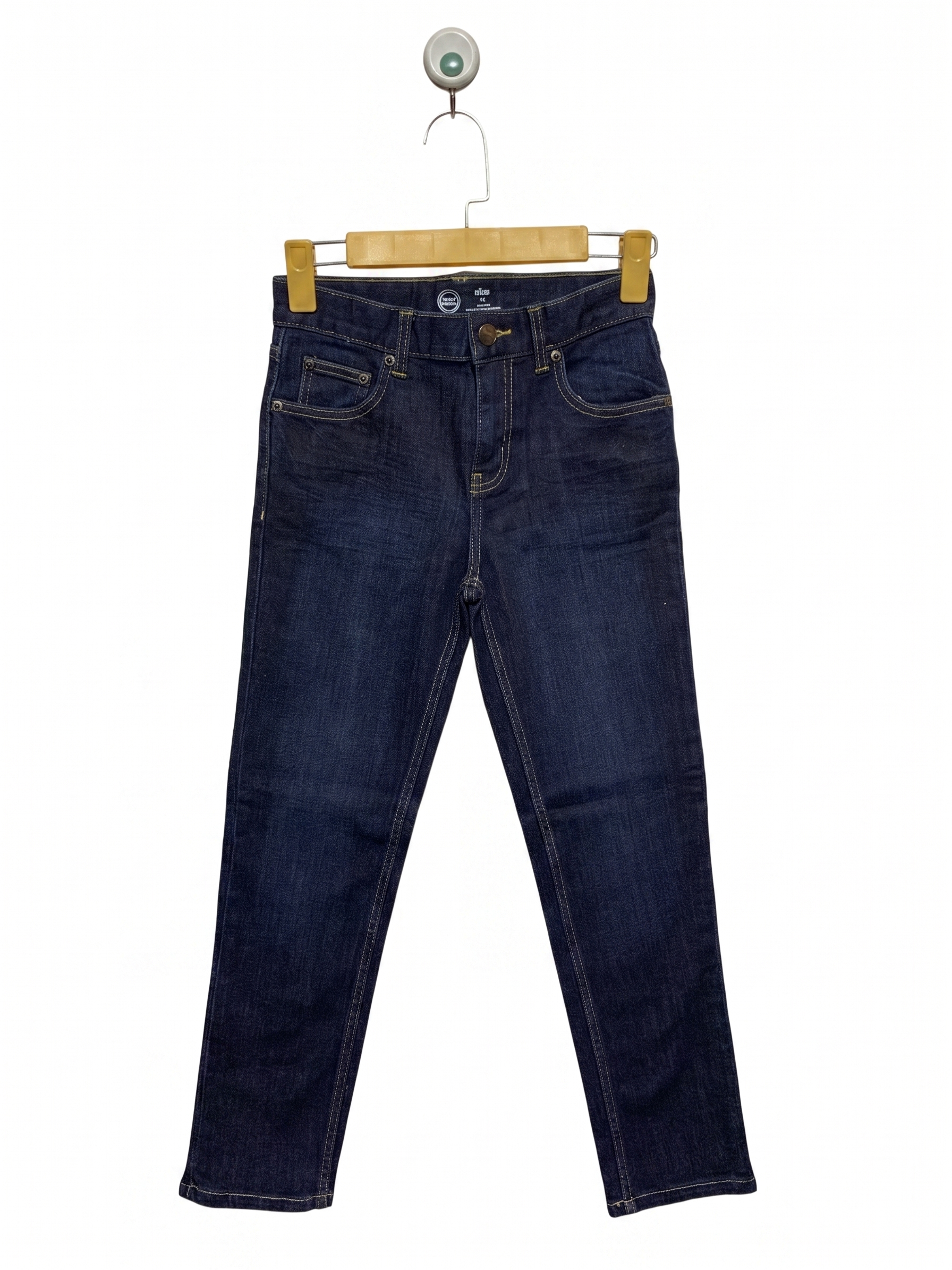 Wonder Nation Boys Slim Fit Deep Indigo Denim Jeans - Size 12 Slim AB1