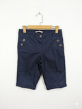 George Girls Classic Navy Tailored Shorts - Size UK 8 (EUR 36) (Estimated Age 12-14 Years) AB1