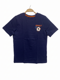 Primark Cares Boys Navy Blue "GOAL!" Soccer Graphic Tee - Size Estimated Age 11-12Y AB1