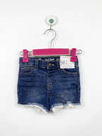 Cat & Jack Toddler Girls Lace-Trim Denim Shorts (Size 2T) - AB1