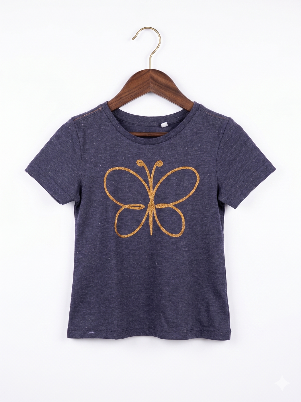 C&A Palomino Toddler Girls Glitter Butterfly T-Shirt - Size 2-3 Years AB1