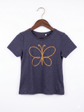 C&A Palomino Toddler Girls Glitter Butterfly T-Shirt - Size 2-3 Years AB1
