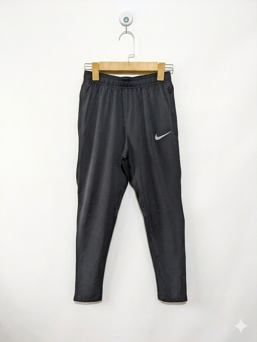 Nike Boys Black Dri-FIT Academy Soccer Training Track Pants - Size L Estimated Age 11-13 Years AB1