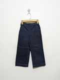 Lowsub Girls Dark Wash "Wide-Leg" Denim Pants - Size 128 CM Estimated Age 7-8 Years AB2