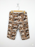 HOT&SPICY Boys Earth-Tone Camouflage Plaid Cargo Shorts - Size 164 (Estimated Age 13-14 Years) AB1