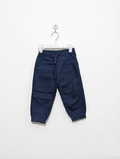 Little Me Boys Solid Navy Blue Jogger Pants - Size Estimated Age 18M AB2