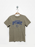 Primark Boys Beige "Everyday Optimist" Graphic Tee - Size 9-10 Years Estimated Age 9-10 Years AB2