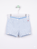 Nautica Baby Boys Blue & White Seersucker Striped Shorts (18 Months) - AB1