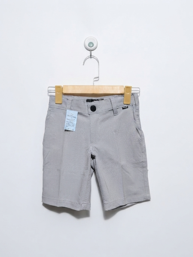 Hurley Boys Heather Grey "Modern Performance" Walk Shorts - Size XS (Estimated Age 5-6 Years) AB2