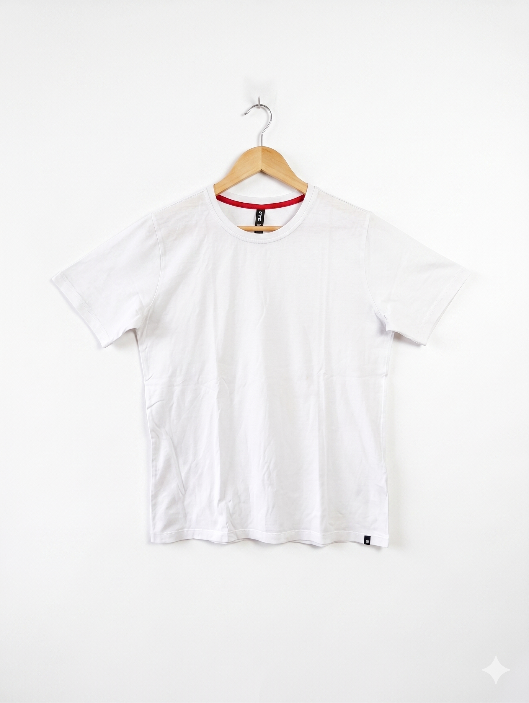 FIT-Z Unisex Boys Plain Solid White Crew Neck Short Sleeve Tee - Size 152/158 Estimated Age 11-13 Years AB1
