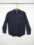 H&M L.O.G.G. Boys Navy Blue Polka Dot Long Sleeve Button-Down Shirt - Size 13/14 Years (164 cm) AB1
