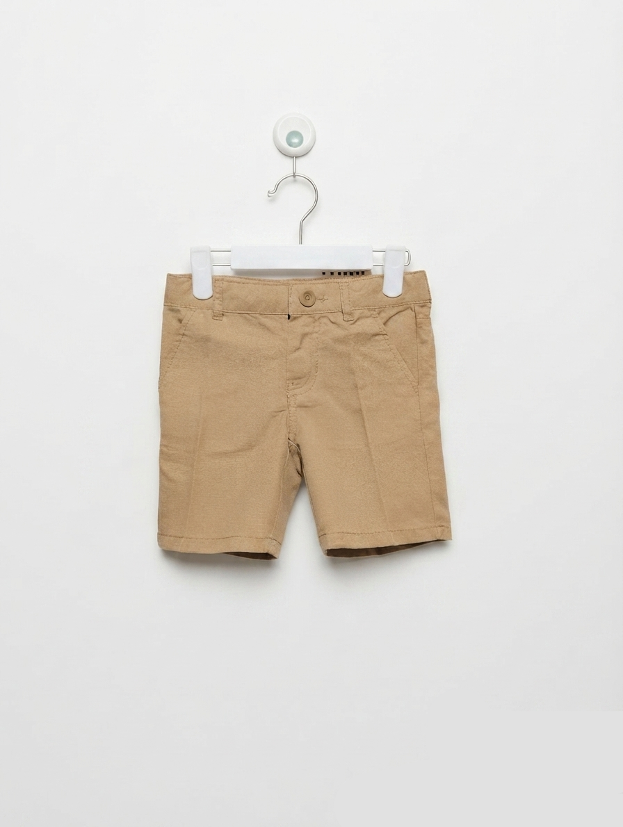 Boys Khaki "Classic Utility" Chino Shorts - Size 4T (Estimated Age 4 Years) AB2