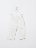 Kimbaloo Boys White Cargo Pants - Size Estimated Age 18M AB2