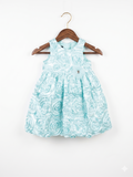 Holiday Editions Mint Green Rosette Party Dress - Size 2T (Estimated for 2 Years Old) AB1