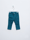 H&M Baby Boys Teal Green Casual Trousers - Size Estimated Age 6 to 9 Months AB2