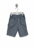 Elfindoll Classic Boys' Chambray Nautical Anchor Print Shorts - Size 120 AB1