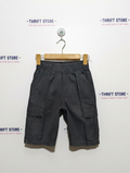 The Children's Place Boys Charcoal Grey Cargo Shorts - Size 10S Estimated Age 10-11 Years AB2