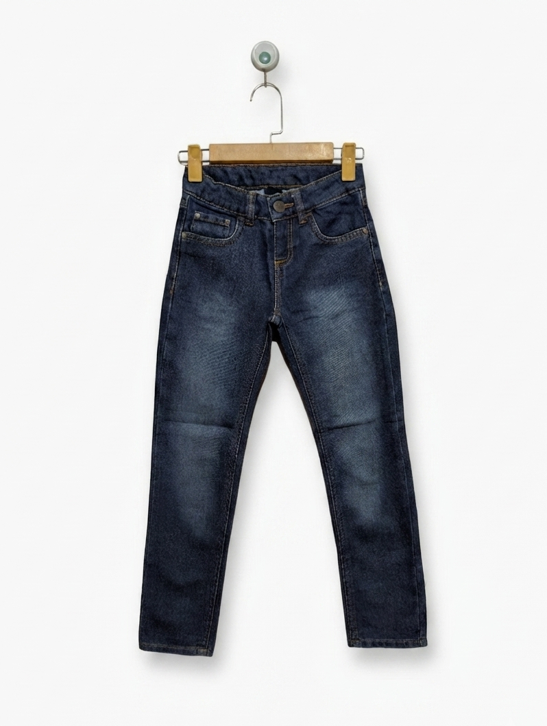 Chapter Young Boys Classic Blue Denim Jeans - Size 134 Estimated Age 8-9 Years AB2