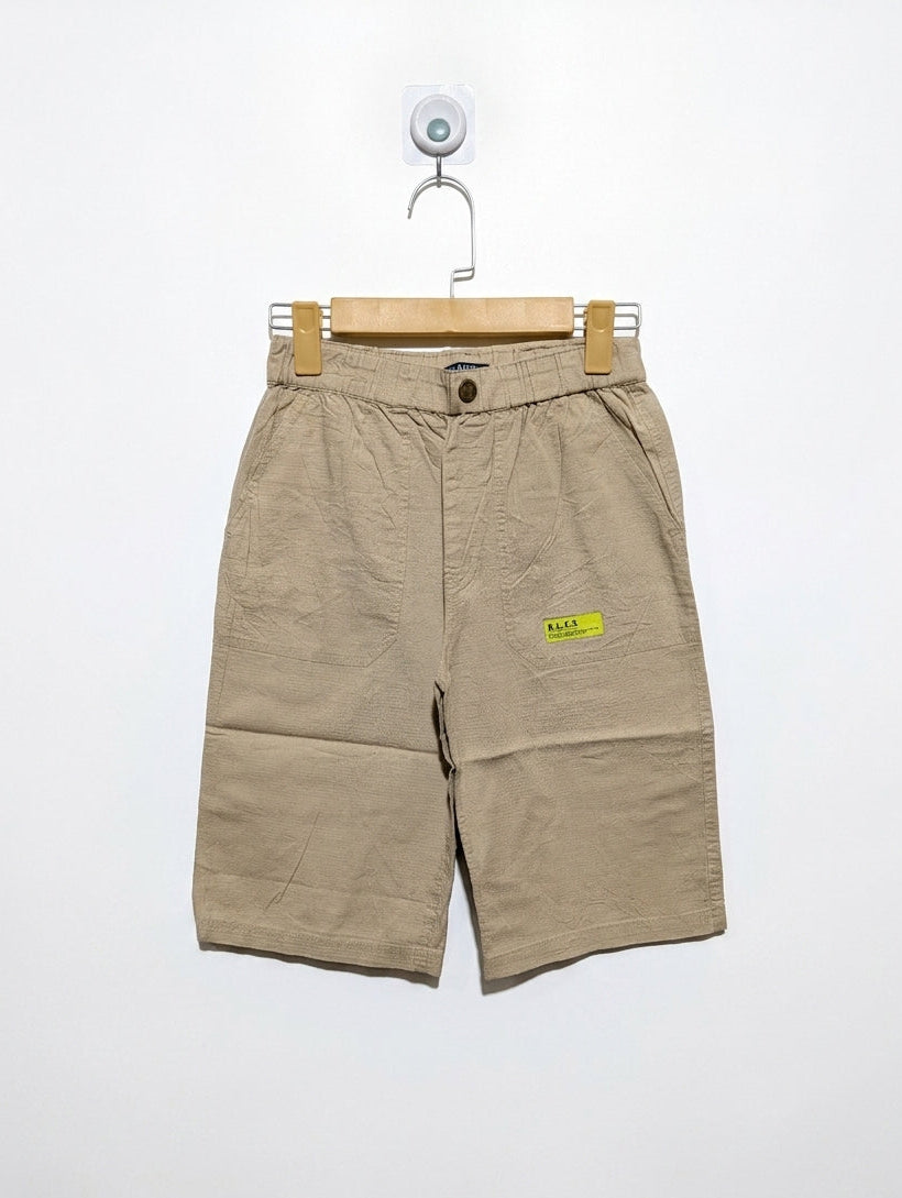 Glazos Boys Beige Casual Shorts - Size 160 (Estimated Age 13-14 Years) AB2